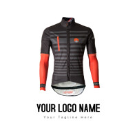 Putih Cycling Jersey Clothing Sleeve Logo Logo Template