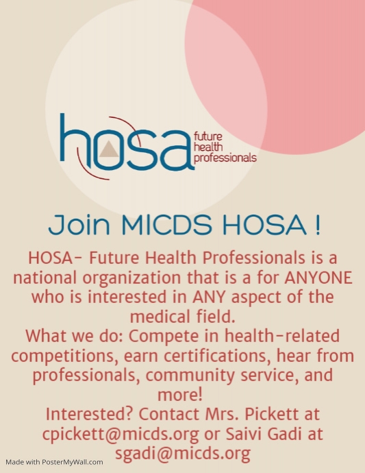 Copy of HOSA flyer PosterMyWall