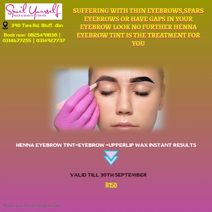 Copy of SYSA HENNA EYEBROW TINT PosterMyWall