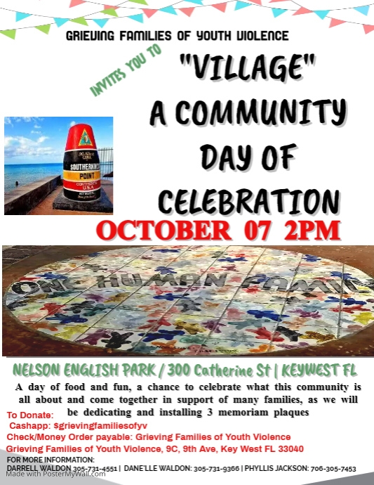 Community Rally Posters Community Yard Sale Flyer Template | PosterMyWall