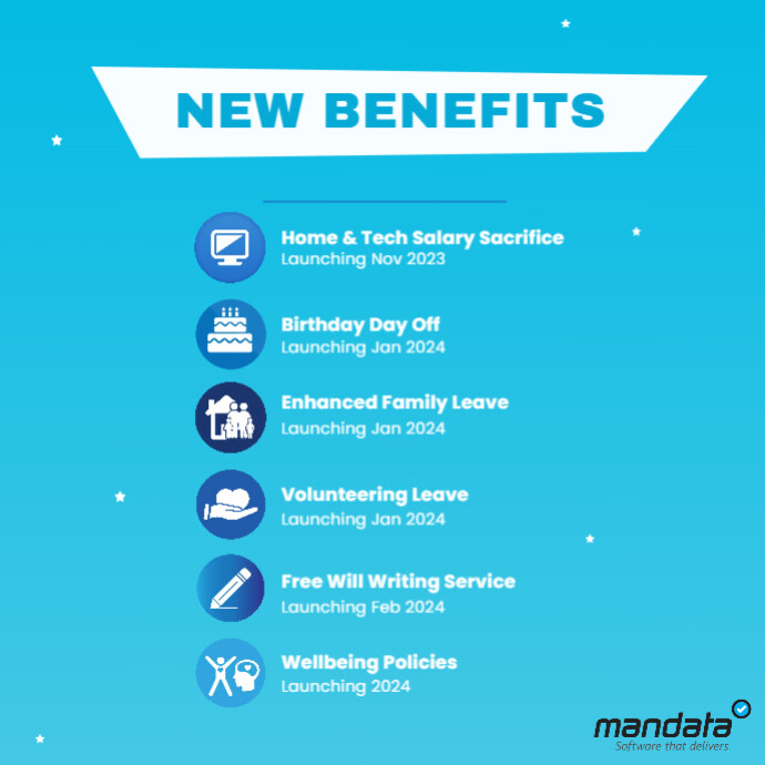Copy of Mandata New Benefits Coming Soon (1) | PosterMyWall