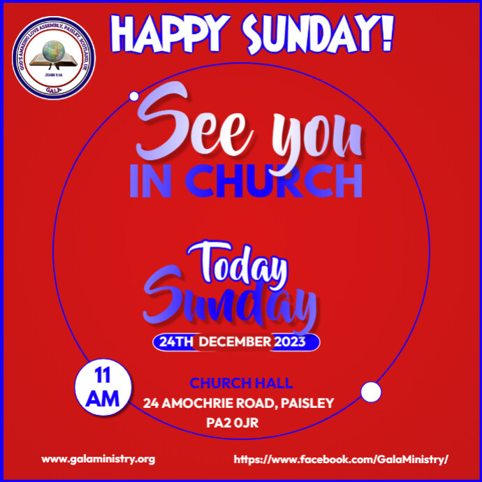 see you in church GALA INVITE 24122023 (1) | PosterMyWall