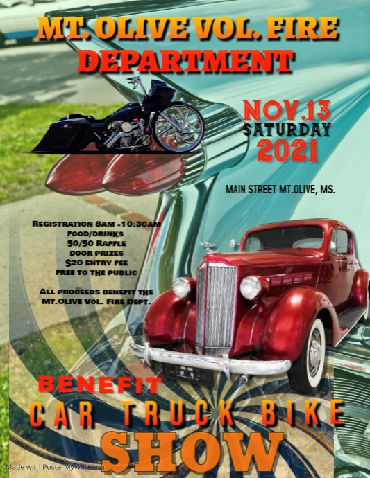 MT.OLIVE CAR SHOW PosterMyWall
