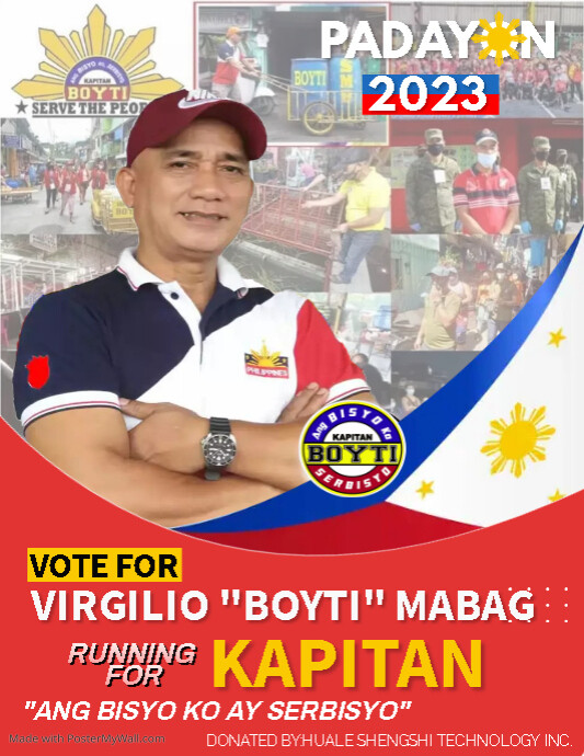 Pinoy Election Lettering Philippine Election Poster Template – PVYR