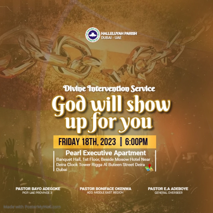 Rccg Halleluyah Parish Square (1:1) template