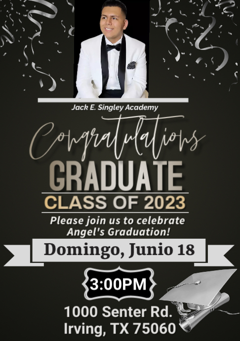 Copy of GRADUATION VIDEO TEMPLATE.C | PosterMyWall