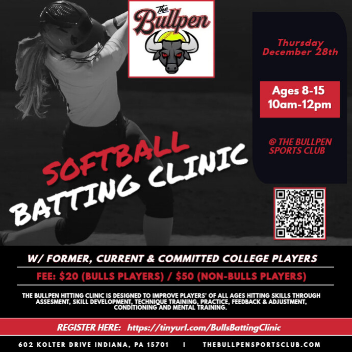 Softball Clinic TEMPLATE PosterMyWall