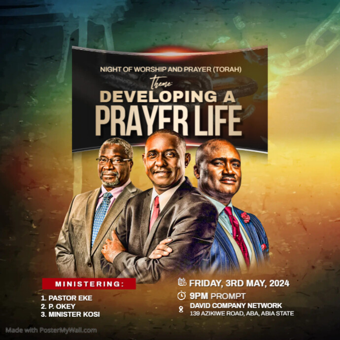 Church flyer template