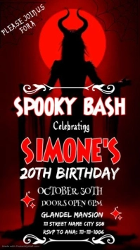 Natty’s 26 Halloween birthday party 