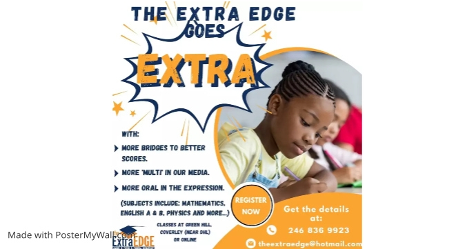 The Extra Edge | PosterMyWall