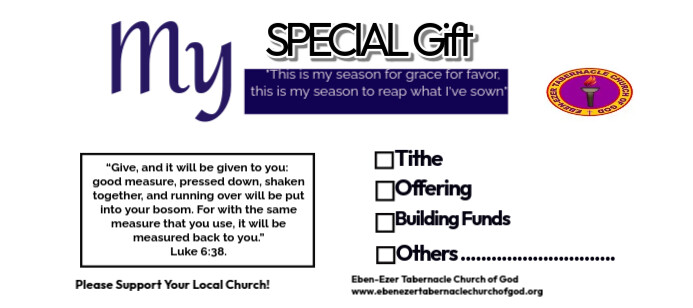 church offering year end gift | PosterMyWall