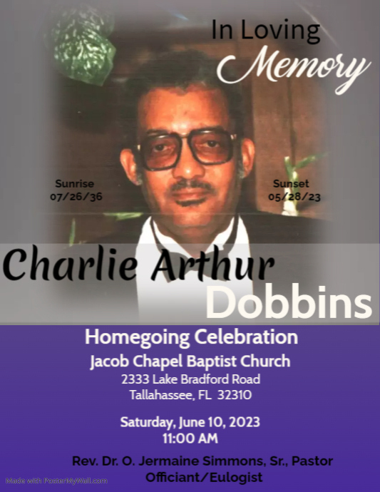 Purple and Grey Funeral Program PosterMyWall