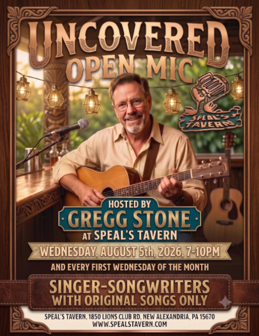 Uncovered Open Mic with Gregg Stone at Speal's Tavern