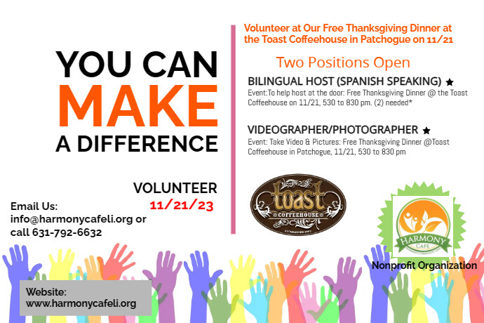 VOLUNTEERS NEEDED Poster template