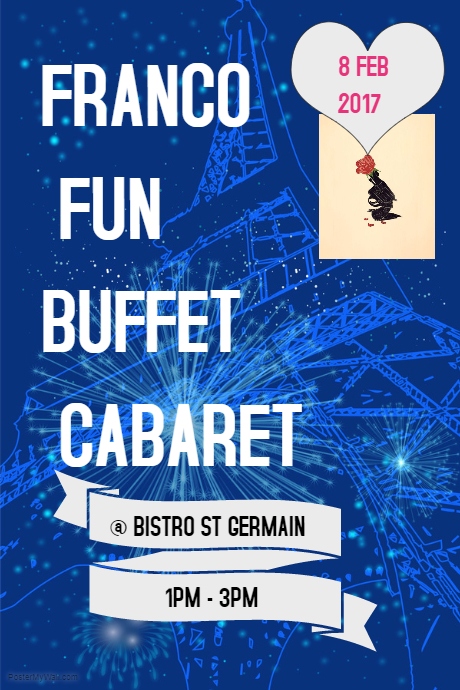 FRANCO FUN 8 FEB 2017 BISTRO ST GERMAIN - FRANCO FUN BUFFET CABARET ...