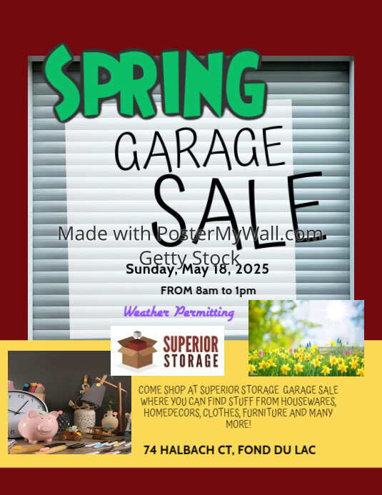 Garage Sale Instagram Post PosterMyWall