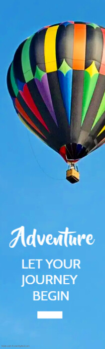 adventure creative bookmark