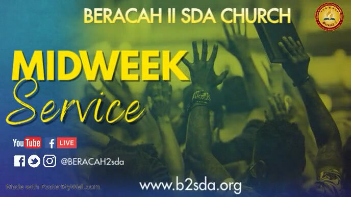 Midweek service | PosterMyWall