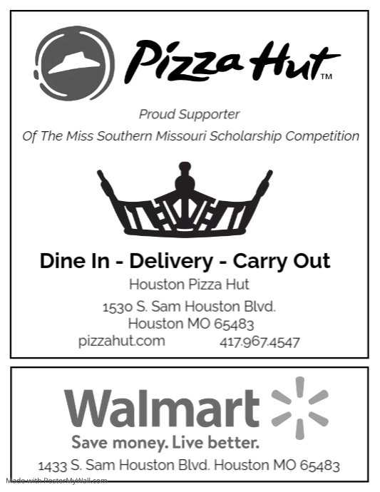 Program Ad Flyer (US Letter) template