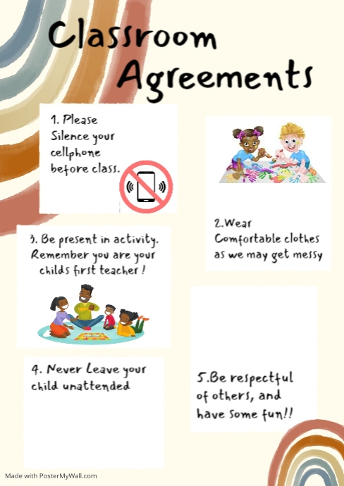 classroom rules - editable template | PosterMyWall
