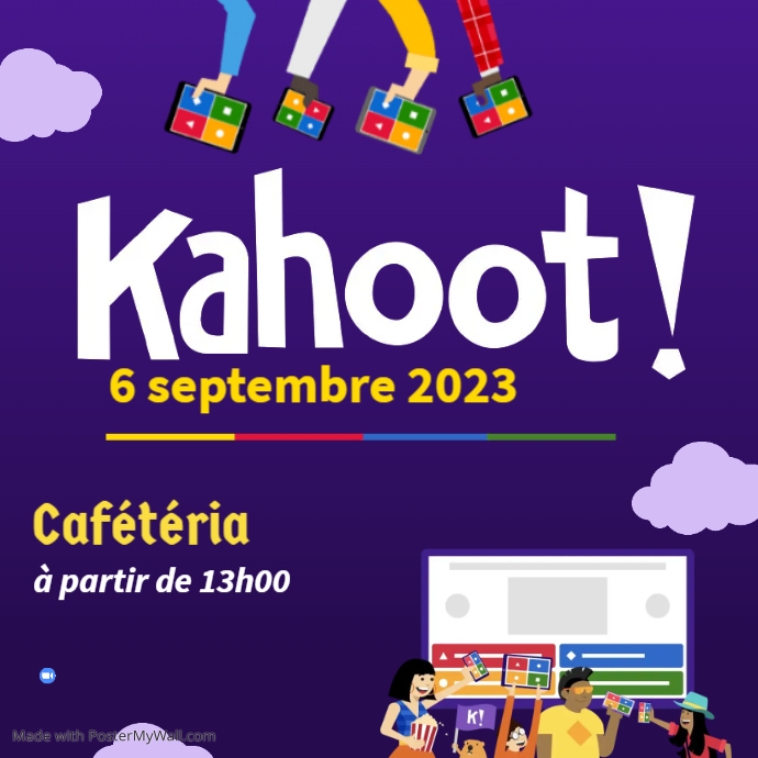 Copie de Kahoot Trivia Night PosterMyWall