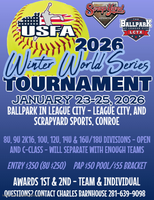2025 USFA CCLASS WINTER WORLD SERIES PosterMyWall