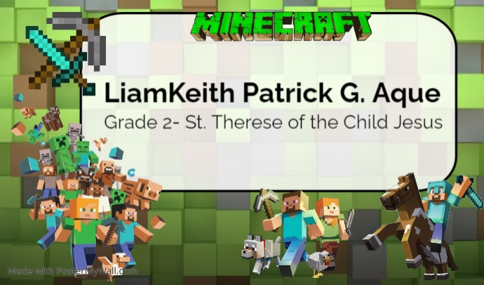 Minecraft Nametag Design | PosterMyWall