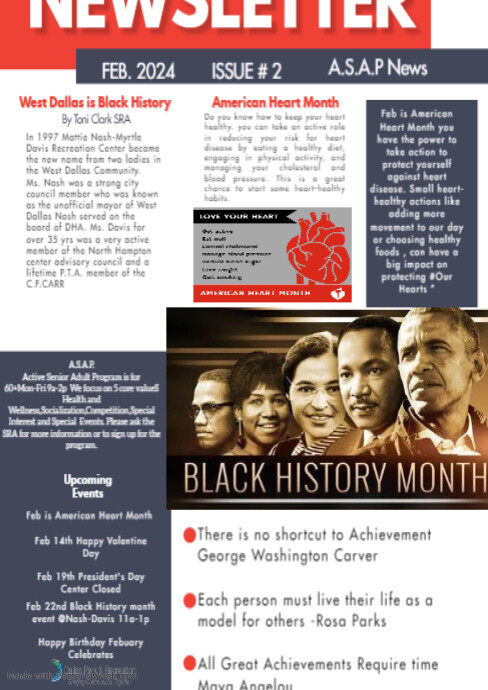 Red Newsletter for School Design A4 template