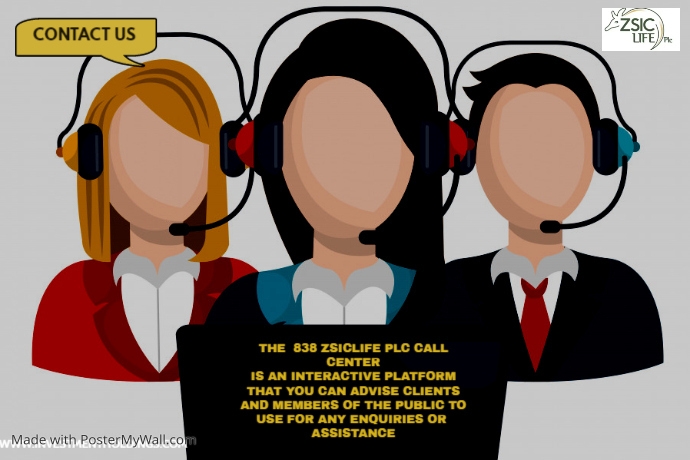 CONTANCT US Poster template