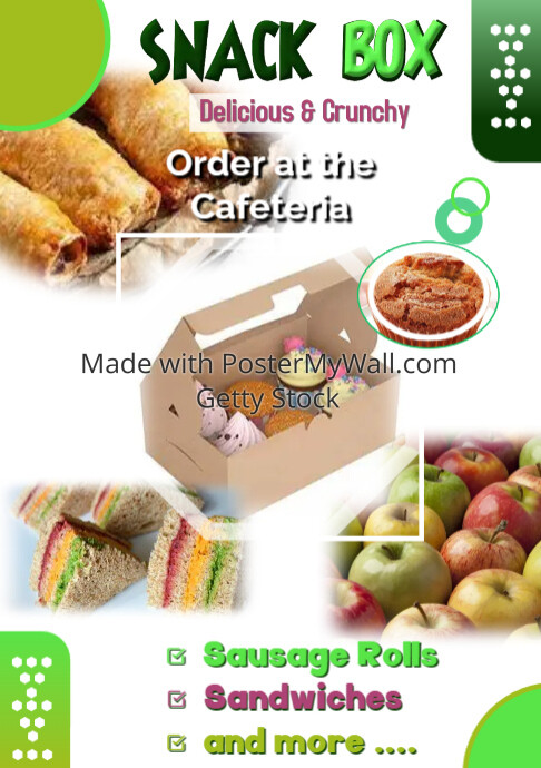 SNACKS POSTER | PosterMyWall