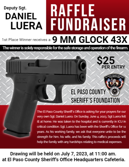 Copy of SGT LUERA GUN RAFFLE | PosterMyWall