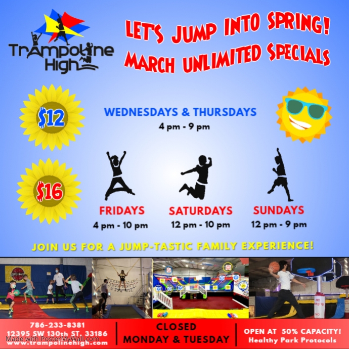 INSTA MARCH JUMP | PosterMyWall