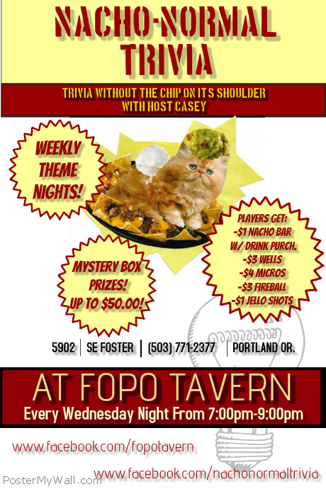 nacho-trivia | PosterMyWall