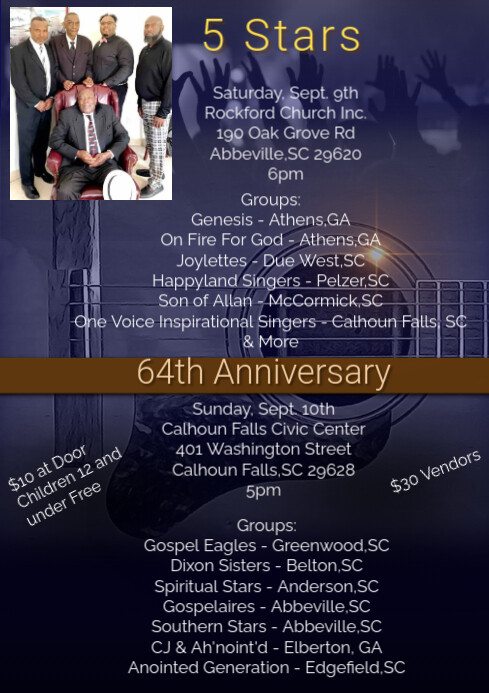 music church A3 template