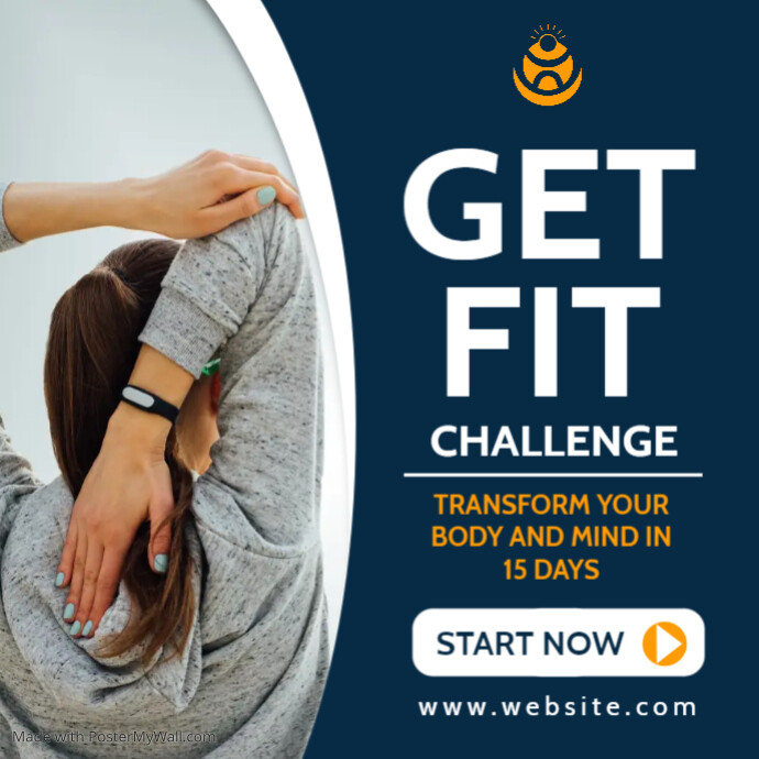 fitness challenge banner advertising