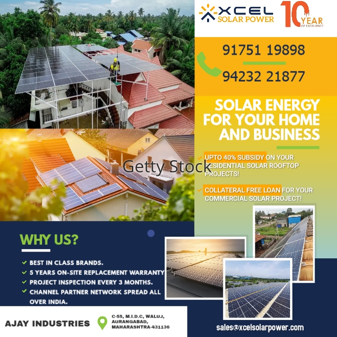 Copy of SOLAR ROOFTOP SYSTEM | PosterMyWall