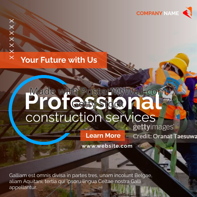 professional construction services instagram