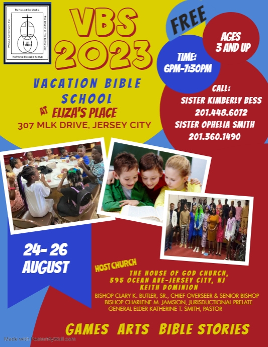 Vacation Bible School Flyer PosterMyWall