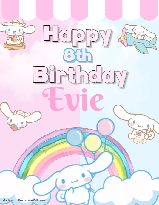 Evie Table Signs | PosterMyWall