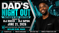 Dad’s Night Out Miami Edition YouTube-thumbnail template
