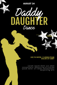 3 630 Daddy Daughter Dance Customizable Design Templates Postermywall