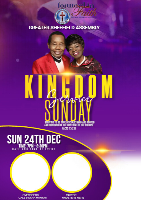 CHURCH ANNIVERSARY | PosterMyWall