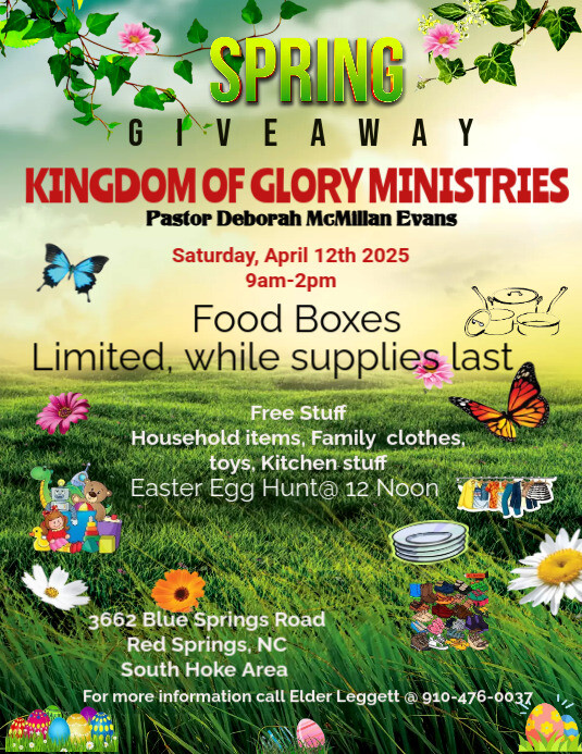 Spring Schedule Flyer PosterMyWall