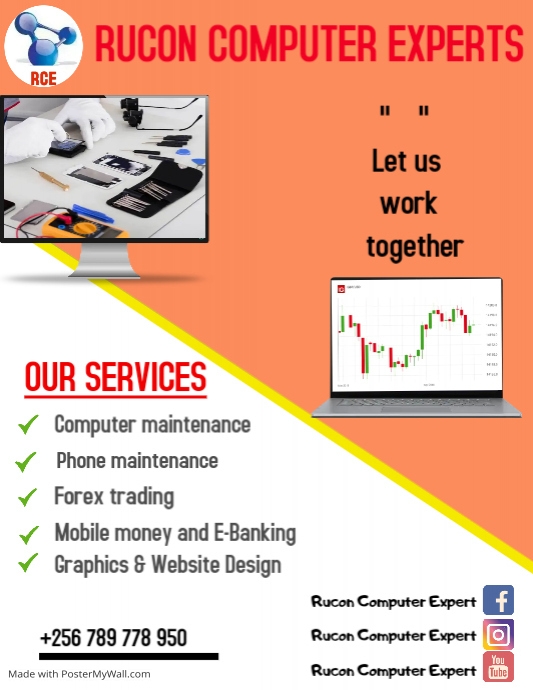 Copy of Computer Repair service flyer advertisement | PosterMyWall