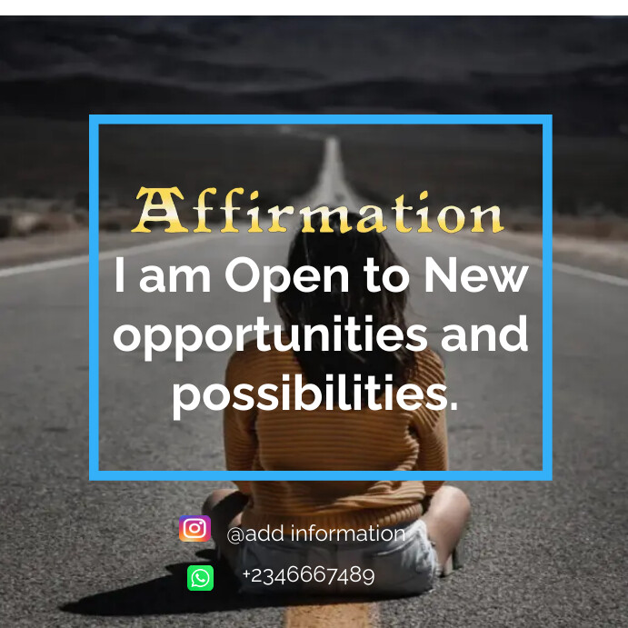 Daily Affirmations Template | PosterMyWall