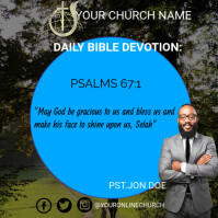 DAILY BIBLE DEVOTION Template | PosterMyWall