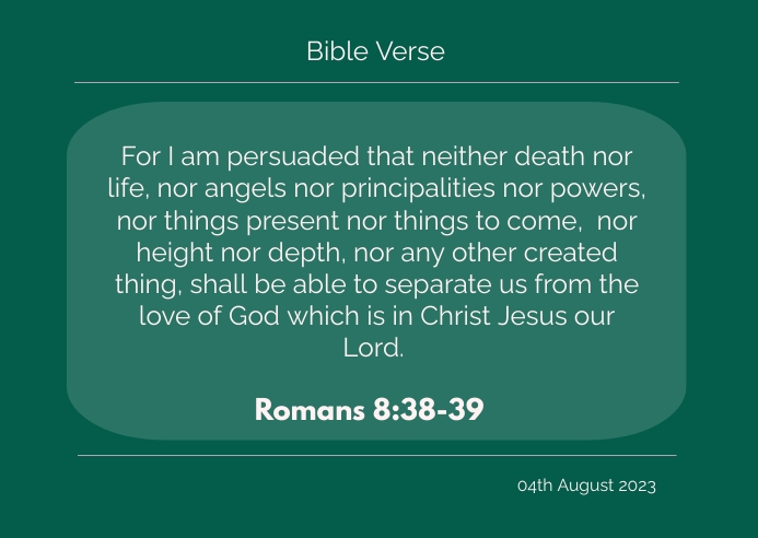 Daily Bible verse (1) Postcard template