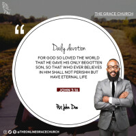 Daily Bible Devotion Template | PosterMyWall
