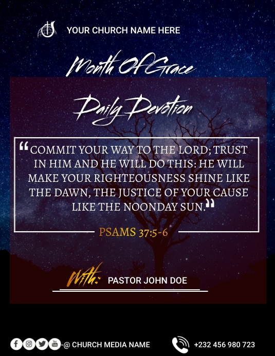 Copy of daily devotionals | PosterMyWall
