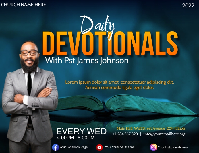 Copy of daily devotionals flyer | PosterMyWall